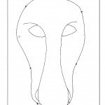 דף צביעה מסכת סוס