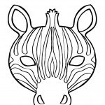 דף צביעה מסכת זברה