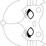 דף צביעה מסכת אינדיאנית 2