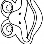 דף צביעה מסכת צפרדע 2