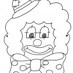 דף צביעה מסכת ליצן 2