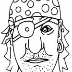 דף צביעה מסכת שודד ים 2