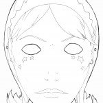 דף צביעה מסכת נסיכה 2