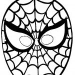 דף צביעה מסכת ספיידרמן 2
