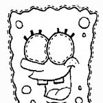 דף צביעה מסכת בוב ספוג 1