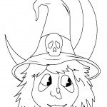 דף צביעה מסכת מכשפה 2