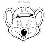 דף צביעה מסכת מיקי מאוס 1