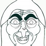 דף צביעה מסכת אינדיאני 2