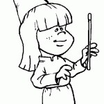 דף צביעה קוסם 1