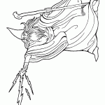 דף צביעה קוסם 13