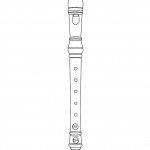 דף צביעה חליל 2