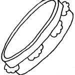 דף צביעה תוף מרים 2