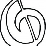 דף צביעה מפתח סול