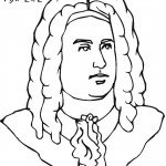 דף צביעה המוזיקאי ג'ורג' הנדל