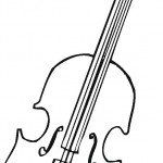 דף צביעה גיטרה 1