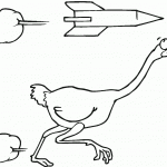 דף צביעה בת יענה מתחרה בטיל