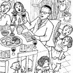 דף צביעה סדר פסח