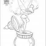 דף צביעה טינקרבל 3
