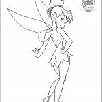 דף צביעה טינקרבל 2