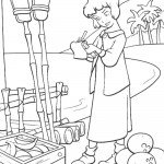 דף צביעה וונדי עושה רשימת מלאי