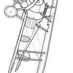 דף צביעה מטוס 11