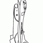 דף צביעה מטוס 12