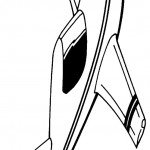 דף צביעה מטוס 4