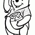 פו הדוב עם צנצנת הדבש האהובה