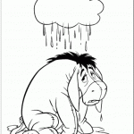 גשם מטפטף על החמור העצוב