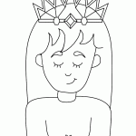 דף צביעה אסתר המלכה 1