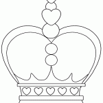 דף צביעה כתר מלכה