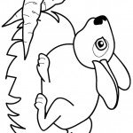 דף צביעה ארנב 5