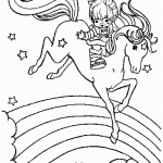 דף צביעה קשת בענן 17
