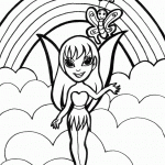 דף צביעה קשת בענן 8