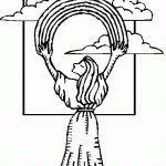 דף צביעה קשת בענן 16