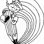 דף צביעה קשת בענן 15