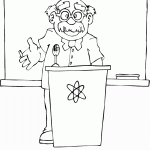 דף צביעה הרצאה מדעית