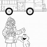 דף צביעה אלמו פוגש בכבאי