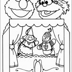 דף צביעה זואי ואלמו בתאטרון בובות