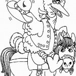 דף צביעה ציפורת בלבוש בוקר