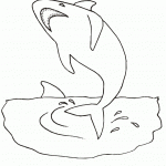 דף צביעה כריש 3