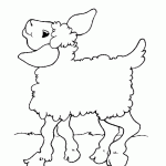 דף צביעה גדי 2