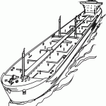 דף צביעה אוניה 3