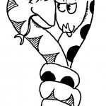 דף צביעה אהבה בין נחשים