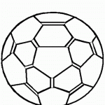 דף צביעה כדורגל 4