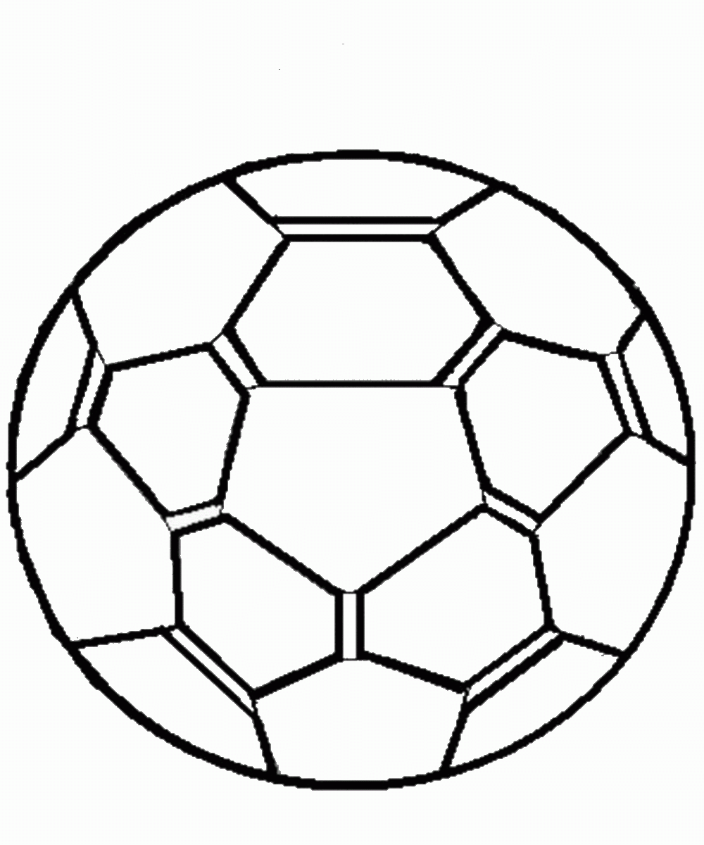 Футбольный мяч раскраска для детей