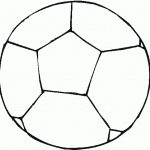 דף צביעה כדורגל 1