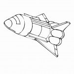 דף צביעה חללית 2