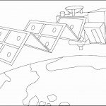 דף צביעה לוויין 2