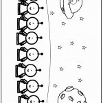 דף צביעה חייזרים בחלל